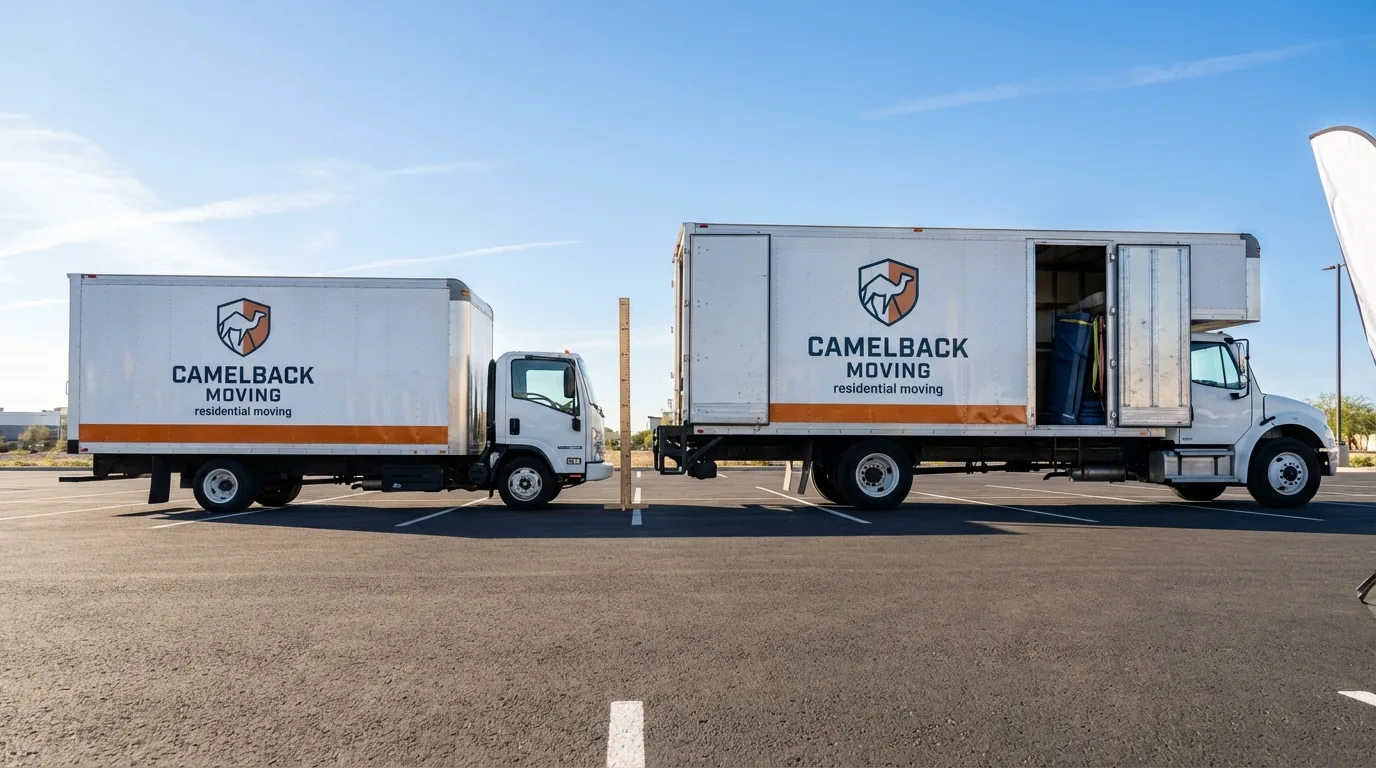 Moving truck size capacity guide in Kensington